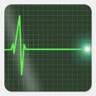 Pacote de Adesivos de Ondas de Eletrocardiograma