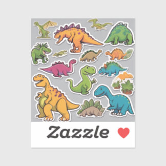Pacote de Adesivos Dino World Delight