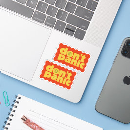 Pacote de Adesivos Don't Panic