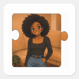 Pacote de Adesivos Kawaii Família Fofa