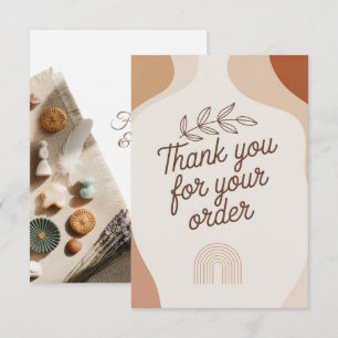 Pacote de Cartões de agradecimentos Modern Boho pa