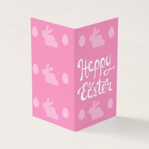 Pacote de Felzs pascoa rosa de 25 miniplacas