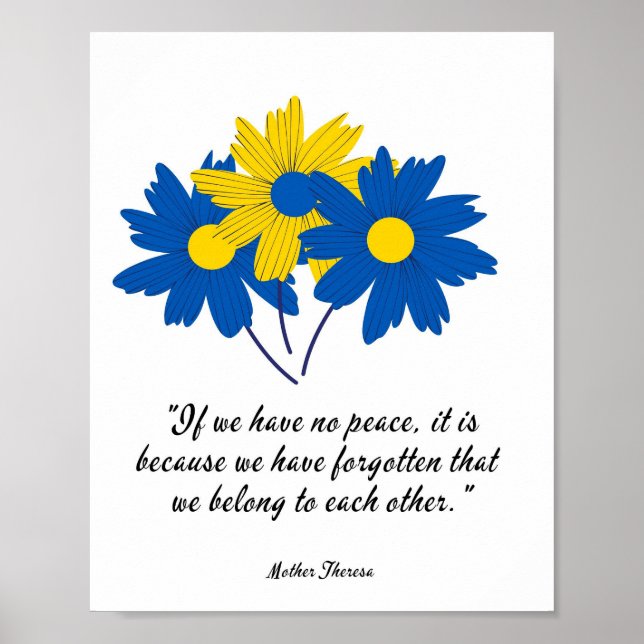 Pacote de Impressões de Solidariedade da Ucrânia (Frente)