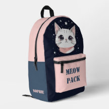 Pacote de Meias com Mochila de Gato