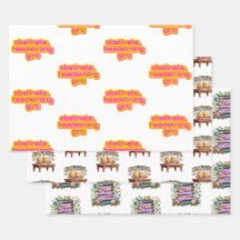 Pacote de trio de papel para empacotamento de orgu