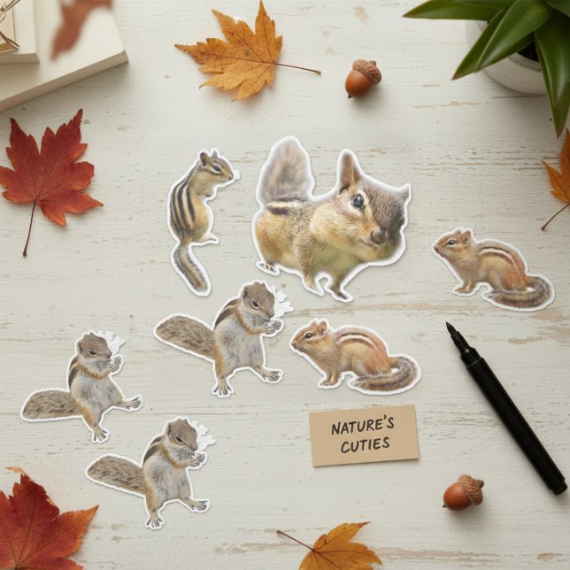 Pacote do adesivo com montagem de chipsets (Chipmunk Assorted Sticker Pack)