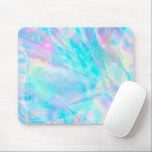 pad cores pastel faux efeito holográfico mouse pad<br><div class="desc">por favor, note que a iridescência é simulada, não real</div>