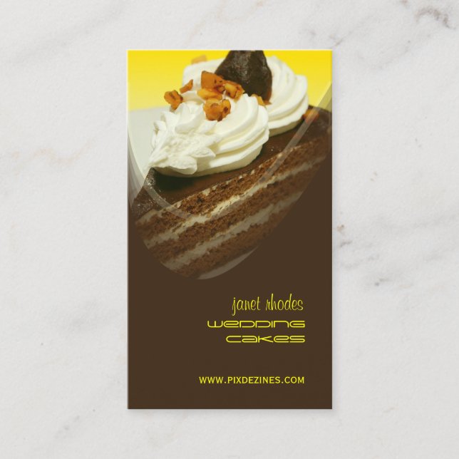 Padaria, modelos de cartões de visita de templates (Frente)