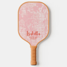 Paddl de Pickleball de Nome Personalizado do Abstr
