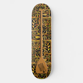Paddle com o skate Aloha