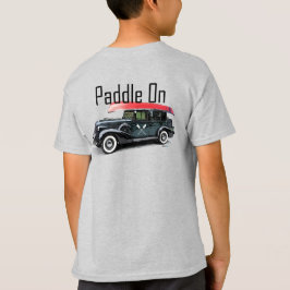 Paddle No Classic Car Design - Camisa T Básica Par