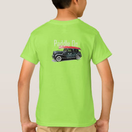 Paddle No Classic Car design - Camisa T Básica Par