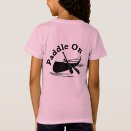 Paddle On Design - Camiseta de Jersey Fina Feminin