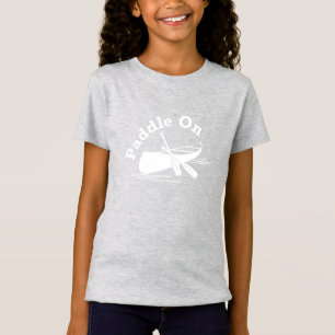 Paddle On Design - Camiseta de Jersey Fina para Me