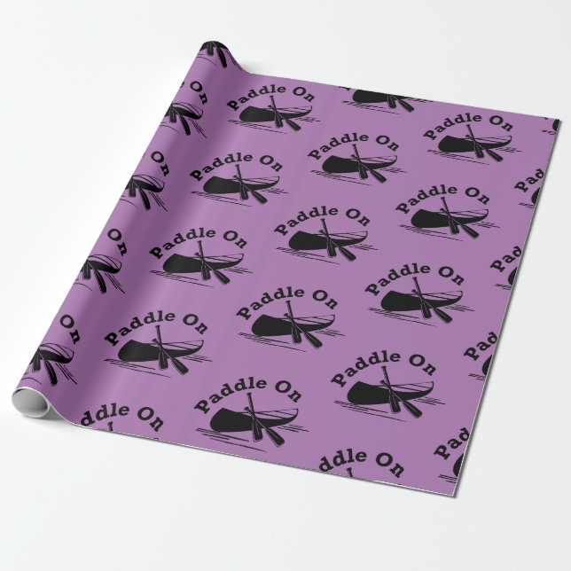 Paddle On Design - Papel de Embrulho (Desenrolado)