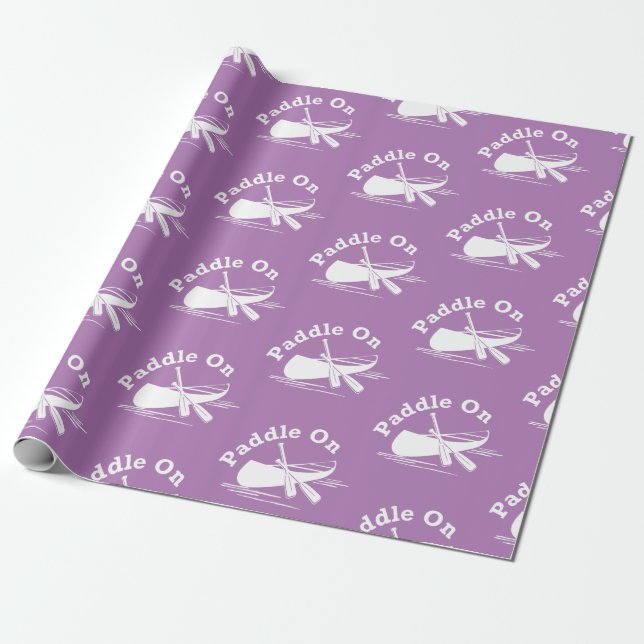 Paddle On Design - Papel de Embrulho (Desenrolado)