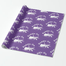 Paddle On Design - Papel de Embrulho