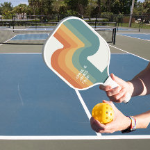 Paddle Pickleball de Nome Personalizado por Onda R