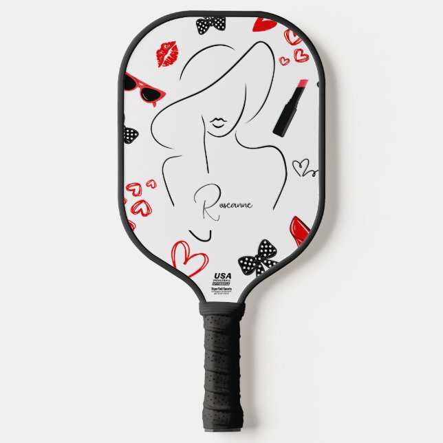 Paddle Pickleball do Monograma Personalizado Fashi (Front)