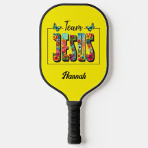 Paddle Pickleball Personalizado - Equipe Jesus des