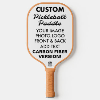 PADDLE PICKLEBALL personalizado FIBRA DE CARBONO