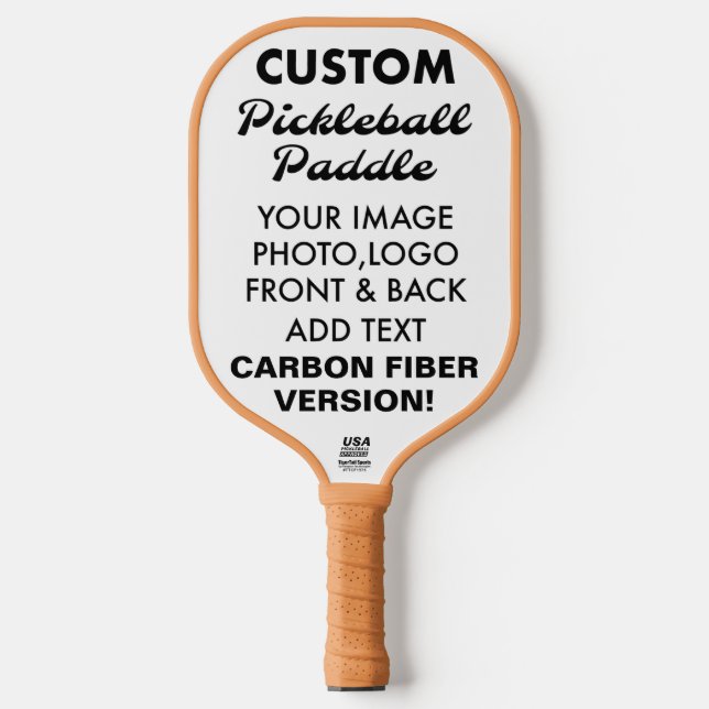 PADDLE PICKLEBALL personalizado FIBRA DE CARBONO (Front)