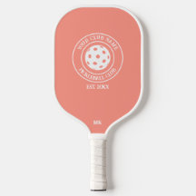 Paddle Único Com O Nome Do Clube E O Ano Rosa