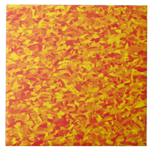 Padrão Abstrato Amarelo Laranja