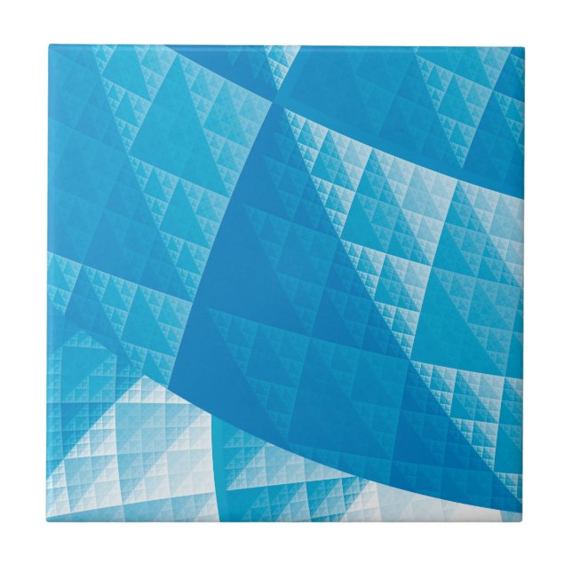 Padrão abstrato azul (Frente)