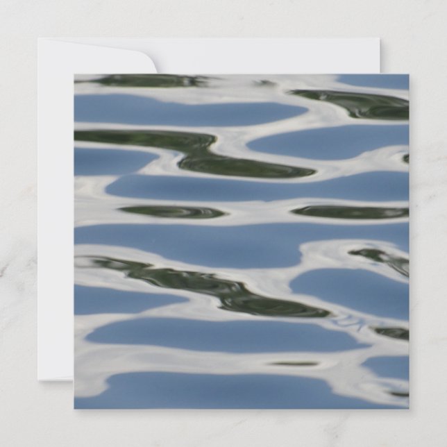 Padrão Abstrato Azul E Branco (Frente)