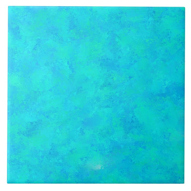 Padrão Abstrato Azul Turquesa (Frente)
