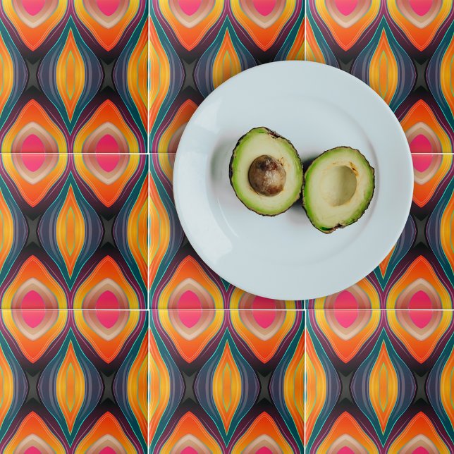 Padrão Abstrato cor-de-laranja cor-de-rosa amarelo (Criador carregado)