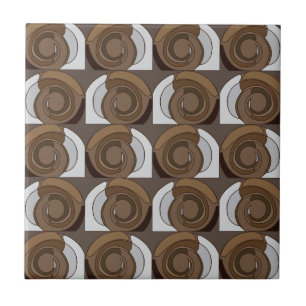 Padrão Abstrato de Conchas de Caracol