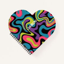 Padrão Abstrato de Neon Personalizado — Design Ret