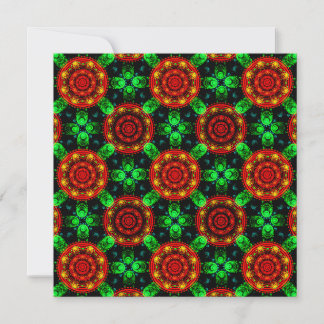 Padrão Abstrato Floral Moderno Boho Elegante #504