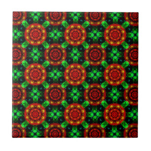 Padrão Abstrato Floral Moderno Boho Elegante #504