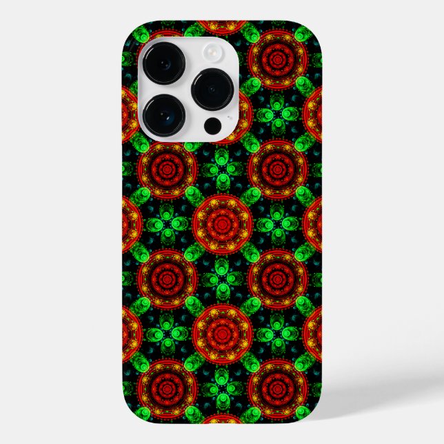Padrão Abstrato Floral Moderno Boho Elegante #504 (Verso)