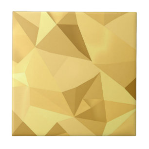 Padrão Abstrato Geométrico Dourado