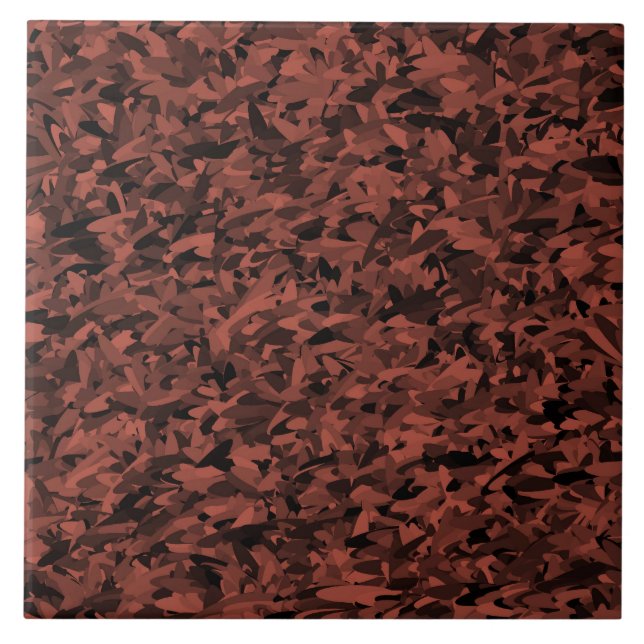 Padrão Abstrato Marrom Borgonha (Frente)