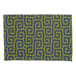 padrão abstrato moderno verde e azul
