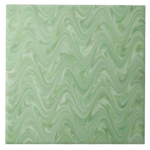 Padrão Abstrato Ondulado Verde
