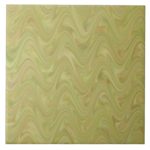 Padrão Abstrato Ondulado Verde