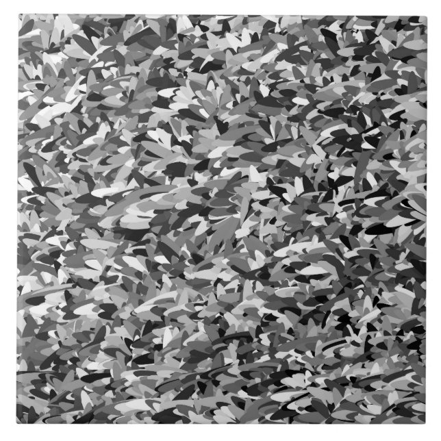 Padrão Abstrato Preto Branco (Frente)