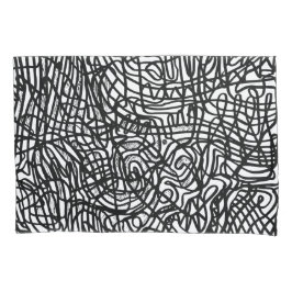 Padrão abstrato preto e branco