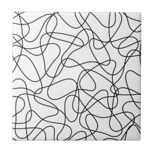 Padrão abstrato - preto e branco.