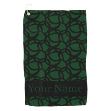 Padrão abstrato preto e verde personalizado