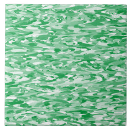 Padrão Abstrato Verde Branco