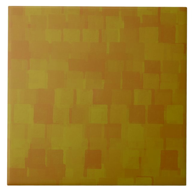 Padrão Abstrato Verde Castanho (Frente)