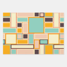 Padrão abstrato vibrante com retângulos