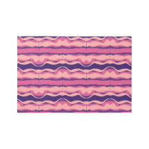 Padrão abstrato Wavy Stripes em rosa e roxo